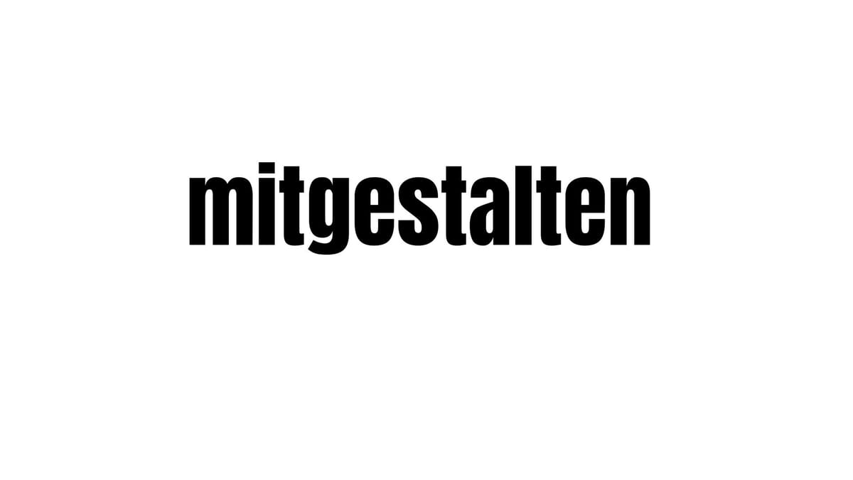 Mitgestalter/in gesucht